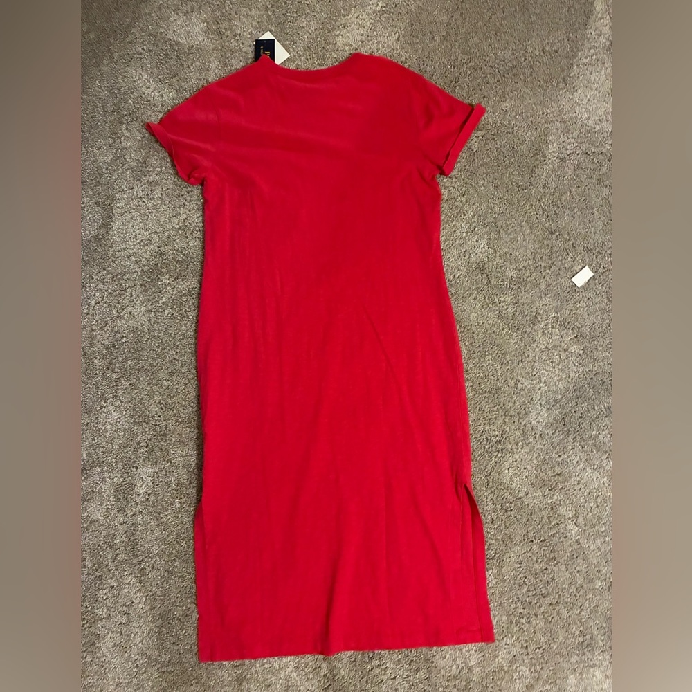 NWT Ralph Lauren Red Casual Dress - Picture 3 of 3
